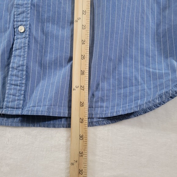 SCOTCH & SODA Large Men's Long Sleeve Button Down Shirt With Locker Loops Stripe - Picture 13 of 13